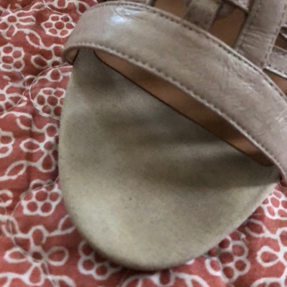 Nine West Caged Lace-Up Wedge Heels - Picture 5 of 5